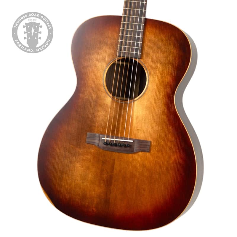 New Martin 000-16 Streetmaster Dark Mahogany Distressed Satin w/VTS Treated Adirondack Top #2931005 image 1