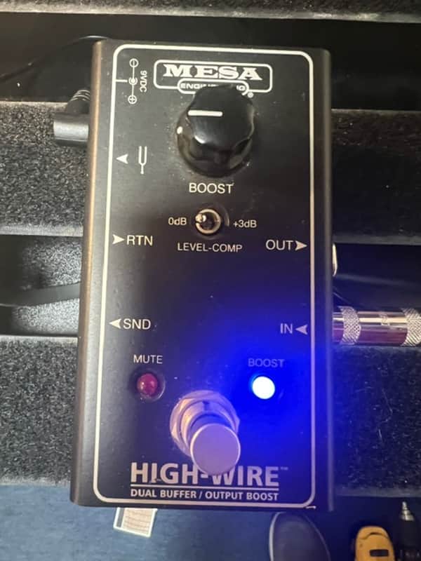 Mesa Boogie High Wire Buffer/Compressor Mid 2000's - Black metal image 1