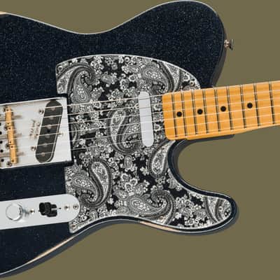 Fender Brad Paisley Road Worn® Telecaster Black Sparkle image 2