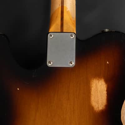 2008 Fender Road Worn '50s Telecaster with Maple Fretboard - 2-Color Sunburst | Vintage Aged Relic Nitro Finish 3.19kg | Case image 18