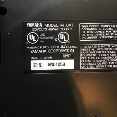 Yamaha MX8XII 8 Track Casette 1990's Black image 6