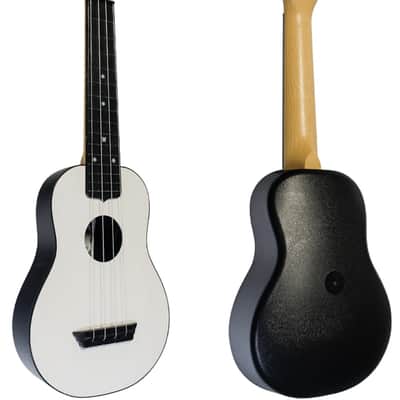 Flight TUS35 White Travel Soprano Ukulele - plastic and a laminate linden top - white image 4