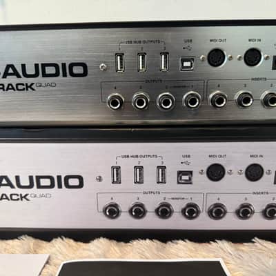 M-Audio M-Track Quad 2013 - Black/brushed nickel image 5