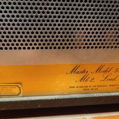 Marshall JCM 800 2204 (1981) – Early Production – Master Model 50W Mk II Lead – Vertical Inputs – All Original, Pro Serviced image 19