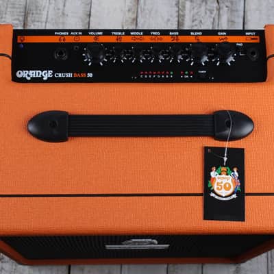Orange CRUSH BASS 50 Electric Bass Guitar Amplifier 50 Watt 1 x 12 Combo Amp image 3