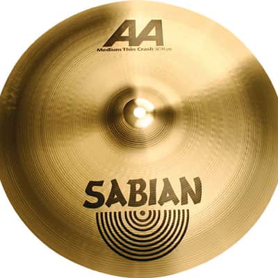 Sabian AA Series 16" Medium Thin Crash Cymbal - 21607 image 1