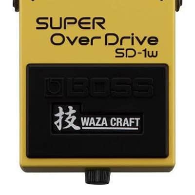 SD-1W Super OverDrive Waza Craft Special Edition Overdrive Guitar Effect Pedal image 1