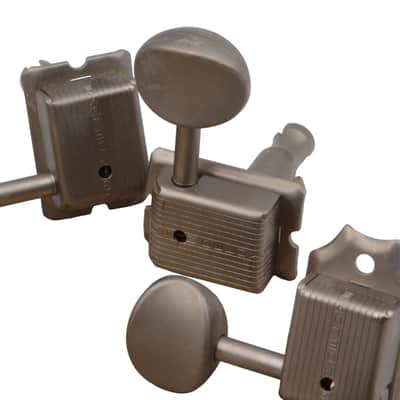 Kluson® ST/TE Ltd.Edt. VTR Tuners Single Line Nickel Aged image 3
