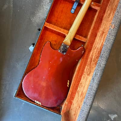 First Year! Fender Mustang 1968 - Competition Red image 4