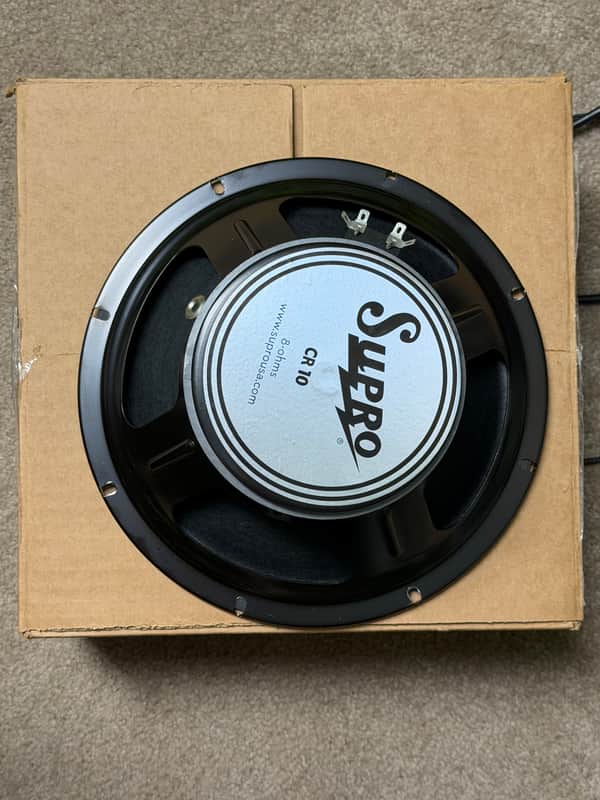 10" Guitar Speaker Pair Bundle - Supro CR10 (75W-8) & Fender Special Design (40W-8) 2020’s image 1