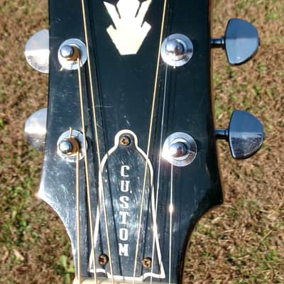Aria WH-25 Hummingbird style guitar Japan Vintage  '70 Natural+Gig Bag image 6