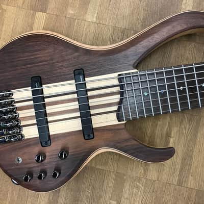 Ibanez BTB7 NTF Bass Workshop 7-string bass - Vintage Natural Flat image 2