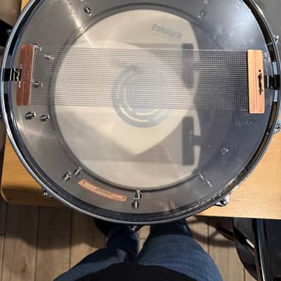Gretsch G4164SS USA Custom Solid Steel 6.5x14" 10-Lug Snare Drum 2012 - Present - Black Nickel-Plated image 6
