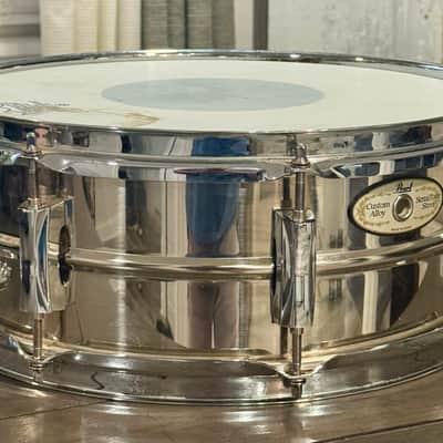Pearl SS1455S SensiTone 14x5.5" Steel Snare Drum 2010s - Chrome Over Steel image 2