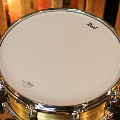 Pearl 14x5.5 Primal Brass Snare Drum - PSC1455B image 5
