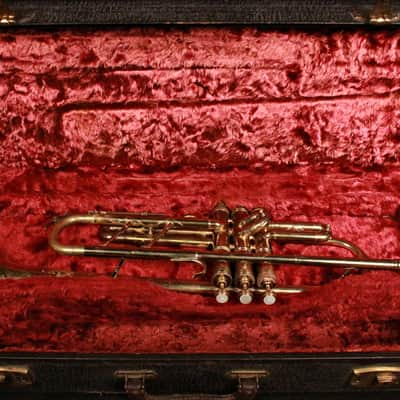 Vintage Pan American Trumpet w/ Original Case image 16