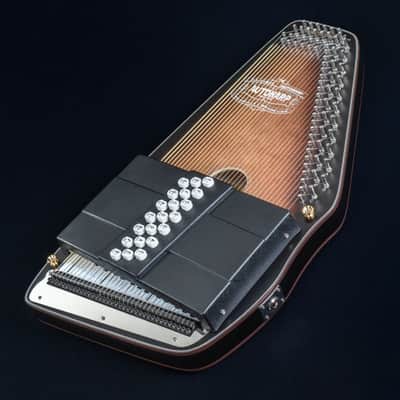 Oscar Schmidt OS11021AE | 21 Chord Acoustic Electric Auto Harp. Natural Ovangkol. New with Full Warranty! image 2