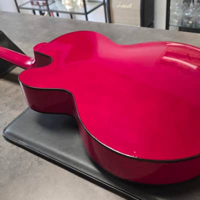 Gibson EC-10 Standard 1998 Special Limited Edition Cherry Red EC10 Pro Studio Guitar American 90s USA Acoustic Electric Thin Thinline Jumbo Stage Songwriter Light Lightweight Only 2kg image 17