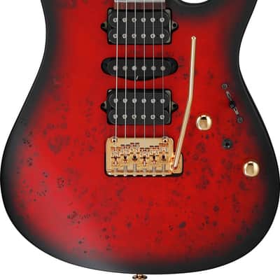 Ibanez Kiko Loureiro Signature 6 String Electric Guitar w/Case - Transparent Ruby Red (KIKO100TRR) image 11