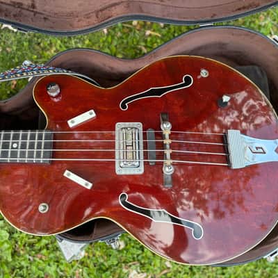 Gretsch 6071 Hollowbody Bass 1968 - Walnut image 5
