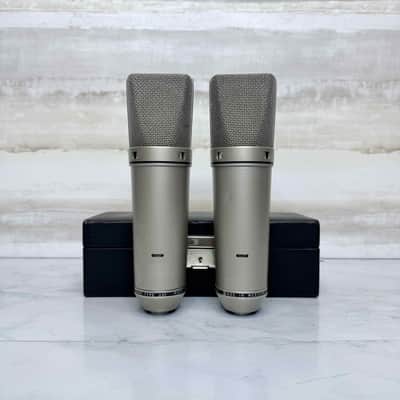 Neumann U87 Condenser Microphone Vintage Pair image 3
