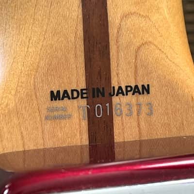 MIJ Fender Stratocaster Aerodyne 2007 Candy Apple Red image 19