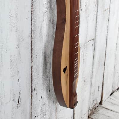 McSpadden 4 String Flathead Hourglass Spalted Sycamore Dulcimer with Gig Bag image 8