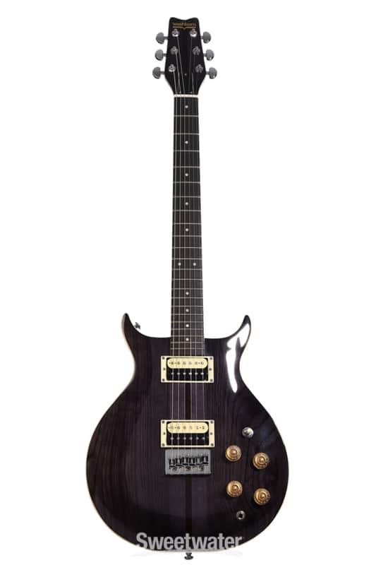 Washburn Wing Series Hawk Electric Guitar - Trans Black image 1