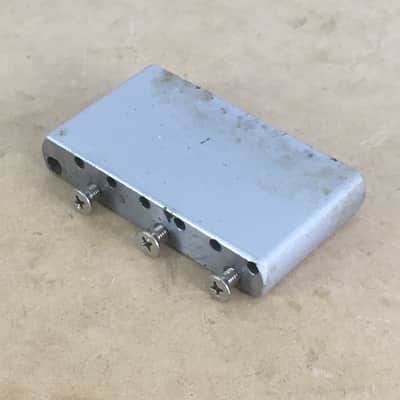 Vintage 1980s Fender Japan Lefty MIJ Tremolo Strat Block 56.5mm Spacing Stratocaster Bridge Steel image 5