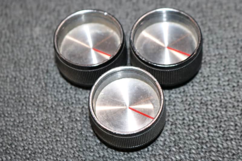 Rare 1960s Silvertone Tube Amp Knobs Models 1472 1482 1473 1484 1483 1485 - Set of 3 - No Tariffs image 1