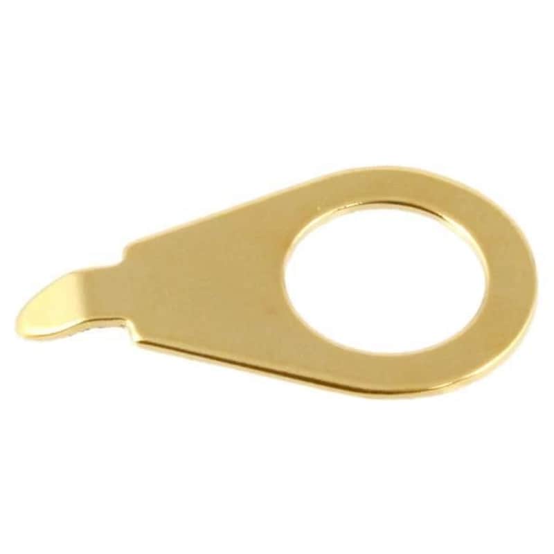 Pointer washers, vintage style 90 degree bend, sharp point (8 pcs.), Gold image 1