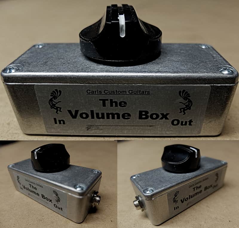 Carl's Custom Guitars Metal Volume Box Guitar Amp Effect Loop Smooth Taper Master Volume Attenuator image 1