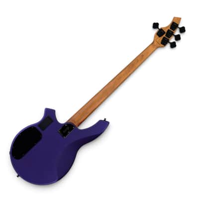 Sterling by Music Man Bongo 4-String Bass Guitar, Firemist Purple Satin image 10