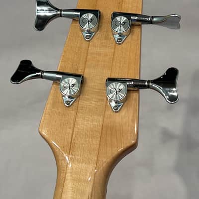 Vantage VP-795B 4 String Bass Guitar 1981 Left Hand LEFTY Transparent Red made inJapan Matsumoku image 7