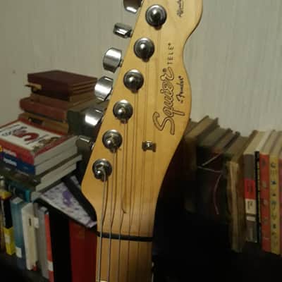 Fender Squier Affinity Butterscotch Blonde Telecaster 2014 with maple neck image 3