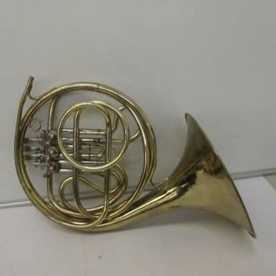 Getzen Caravelle Single French Horn, USA, with case and mouthpiece, Dented image 14