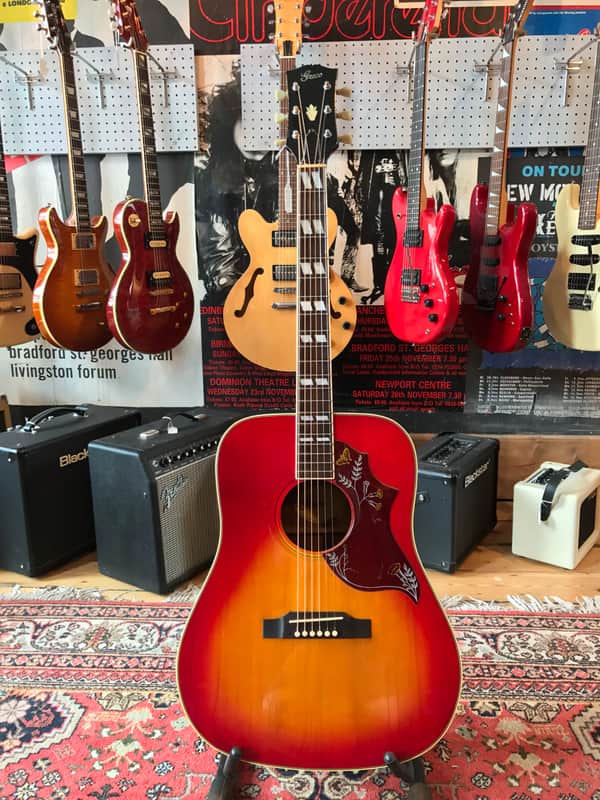 Greco Hummingbird 202 1972 Cherry Sunburst | Reverb