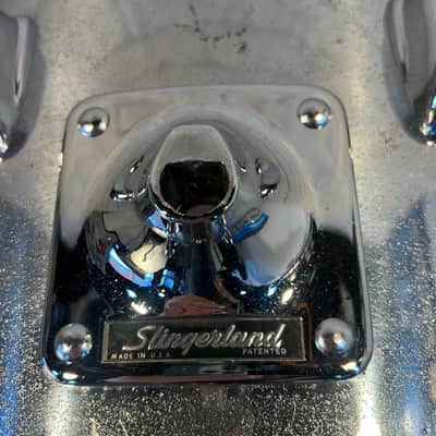 Slingerland 1970s 22 Kick Drum Shell Chrome Over Wood image 2