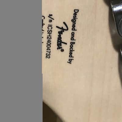 Squier Stratocaster 2024- Black image 3
