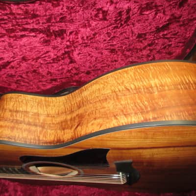 Taylor 224ce-K DLX Koa Grand Auditorium with ES2 Electronics, Cutaway 2017 - 2018 - Shaded Edgeburst image 10