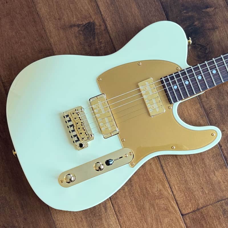 Suhr Mateus Asato Signature Series Classic T White Lollar 510 Tremolo Gold Foils 81364 image 1