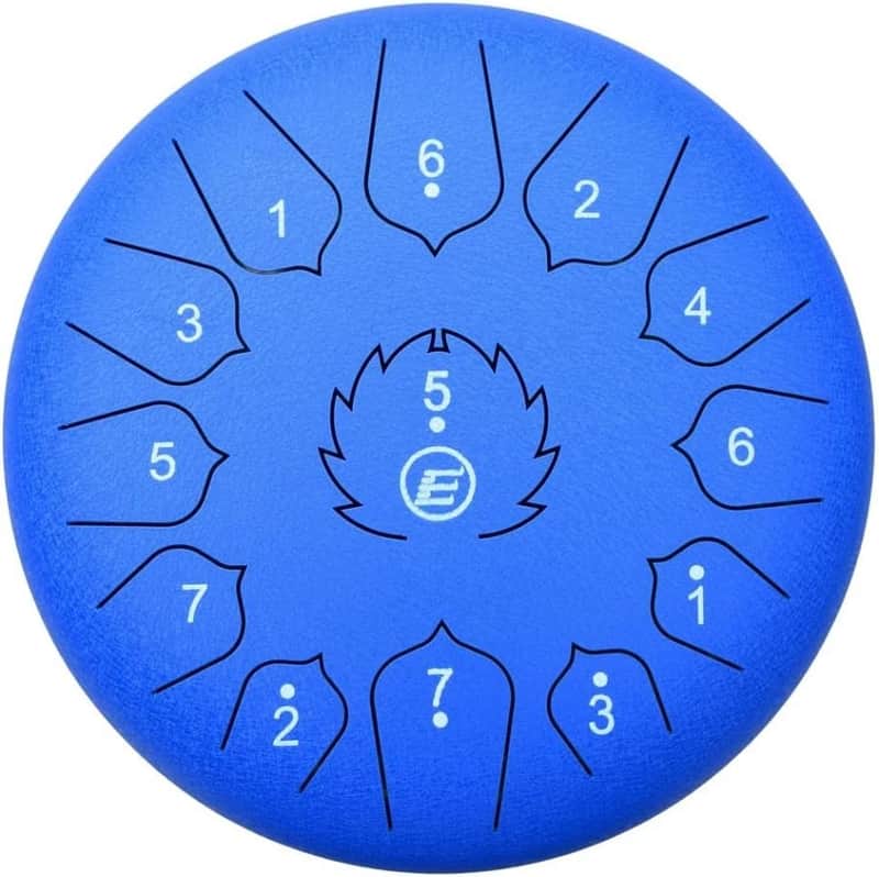 Ecko Tongue Drum 12in 13 notes blue image 1