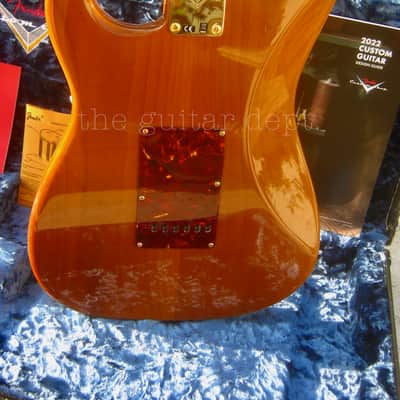 ♚ AS NEW ♚ 2022 Fender CUSTOM SHOP Artisan BURL Maple STRATOCASTER ♚AAAA ♚ EBONY ♚ Handwounds ! image 18