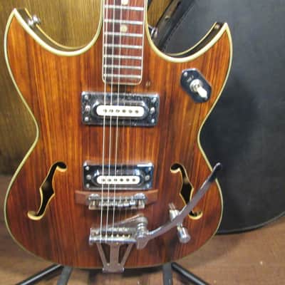 Vintage Greco 920 Double Cutaway Hollow Body With Chipboard Case image 1