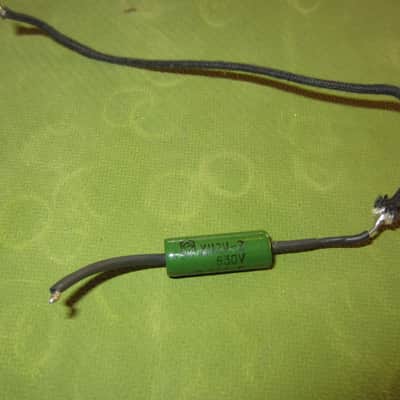 1940s Silvertone Lap Steel Pots and Tone Capacitor image 3