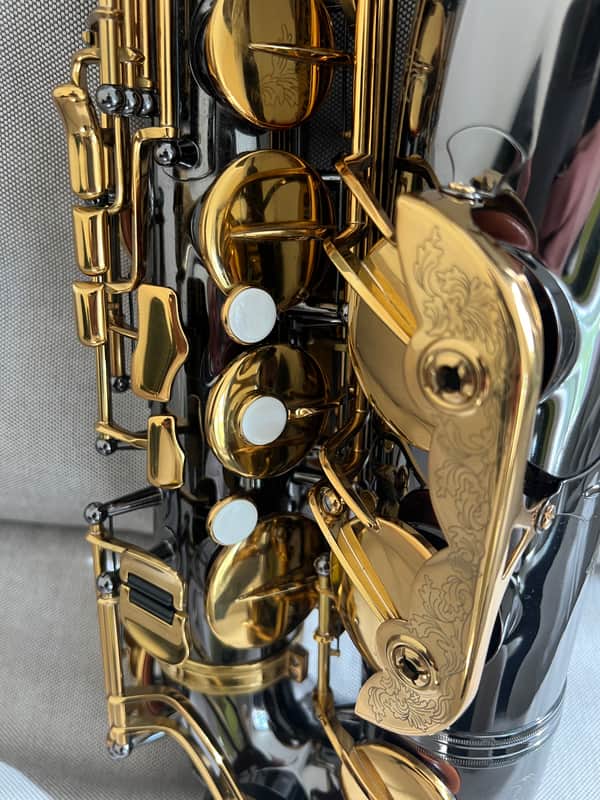 Cannonball tenor saxophone big bell 2007 - black laquier gold pads image 1