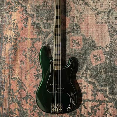 Fender Player Precision Bass - British Racing Green with Baguley Aluminum Neck image 1