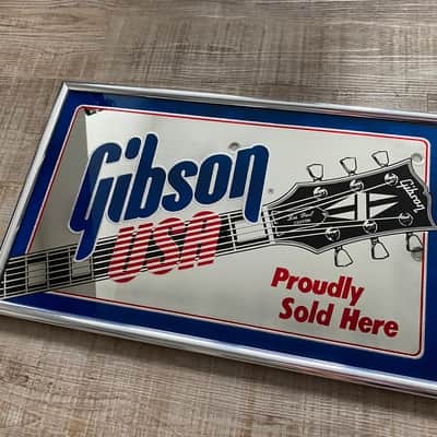 Gibson Dealersign 1970-1980 Mirror finish Rare, Unique image 1