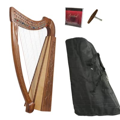 Stoney End Eve-22 Lap Harp - Full lever set. | Reverb