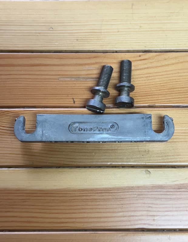 TonePros Stoptail bridge aged nickel image 1